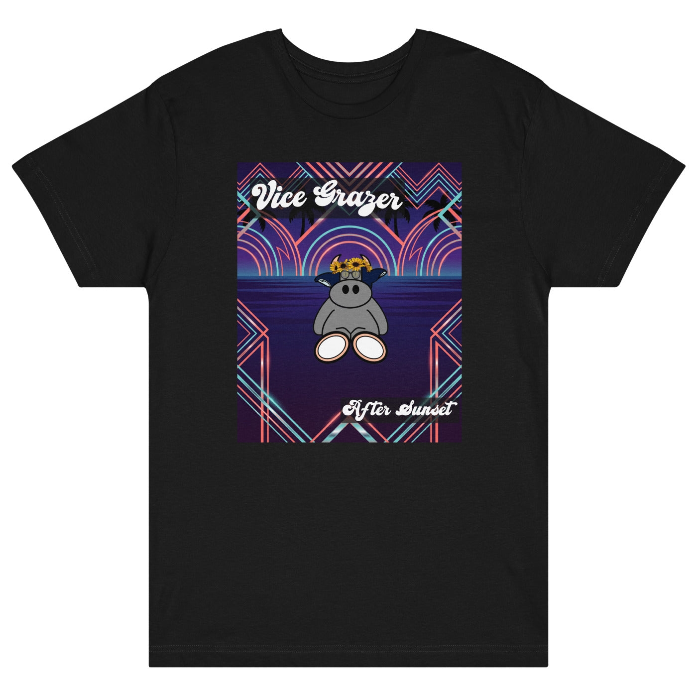 Pocket Cows Unisex Fine Jersey Tee — Design 279