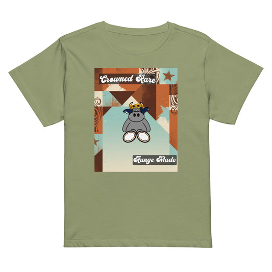 Pocket Cows Women's High-Waisted Tee — Design 260