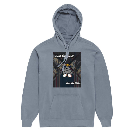 Pocket Cows Unisex Garment-Dyed Hooded Sweatshirt I Comfort Colors — Sacred Herd — Design 269