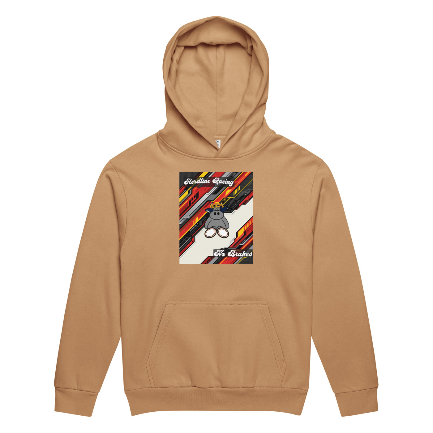 Pocket Cows Unisex Urban Hoodie Garment Dyed — Design 263