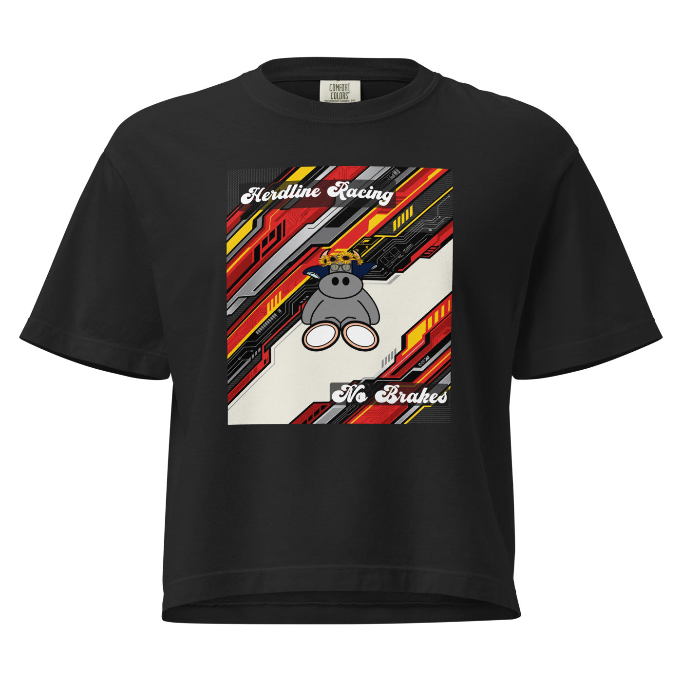 Pocket Cows Women's Heavyweight Boxy T-Shirt — Design 263