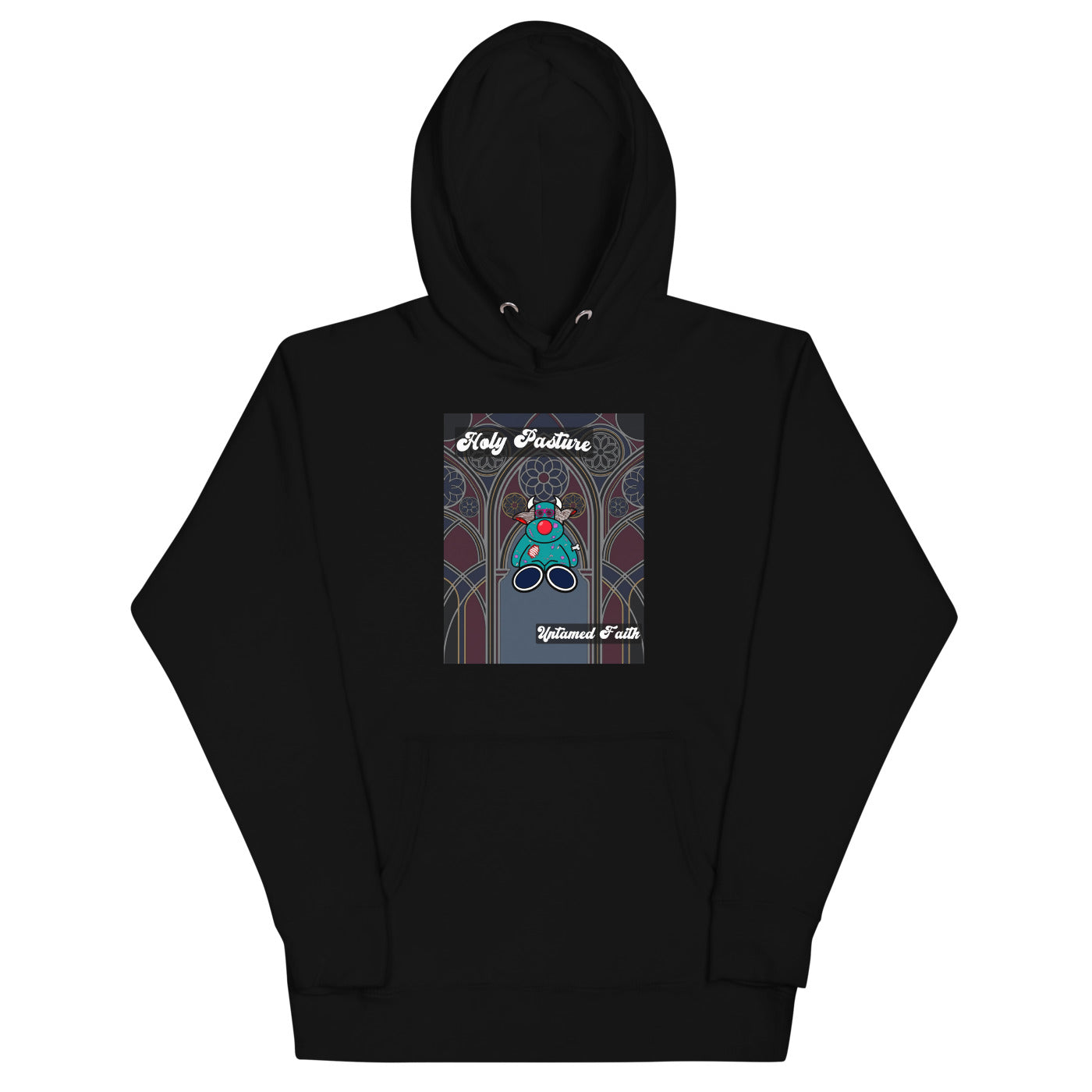 Pocket Cows Hoodie — Sacred Herd — Design 801
