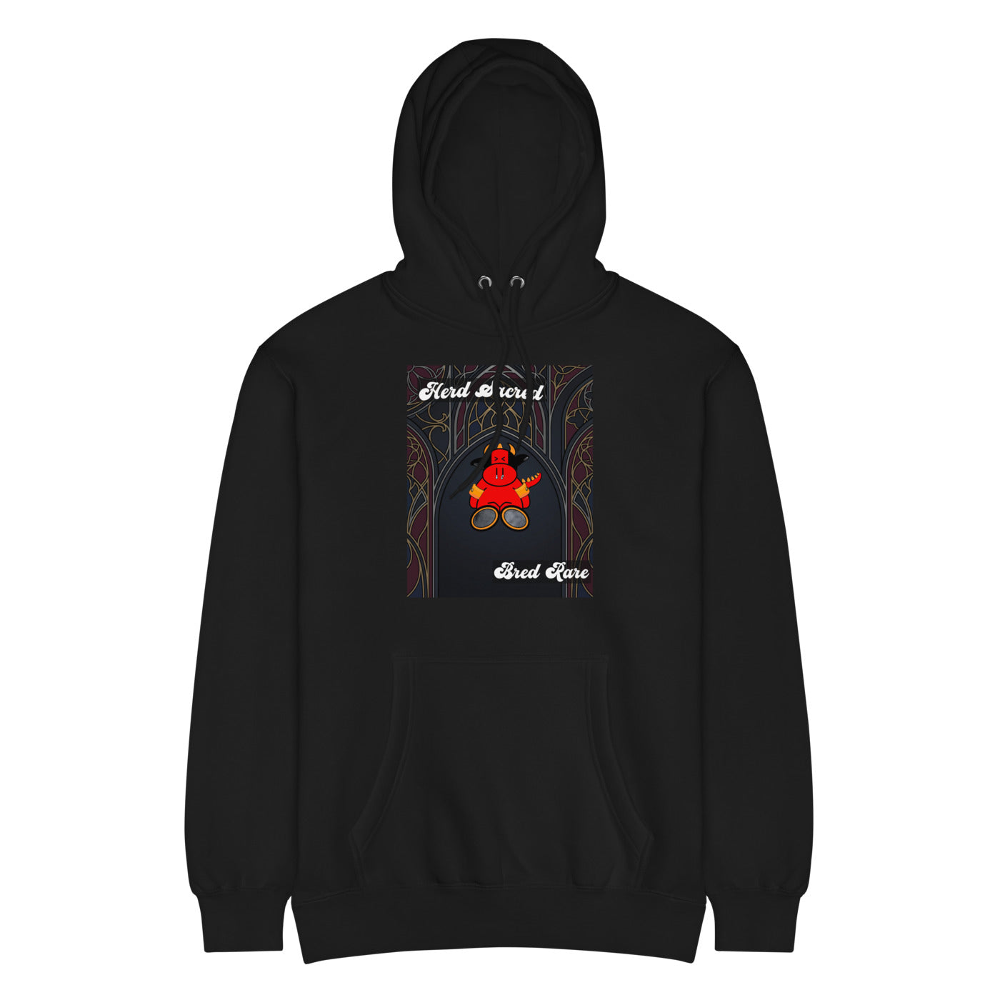 Pocket Cows Unisex Mid-Weight Hoodie — Design 267