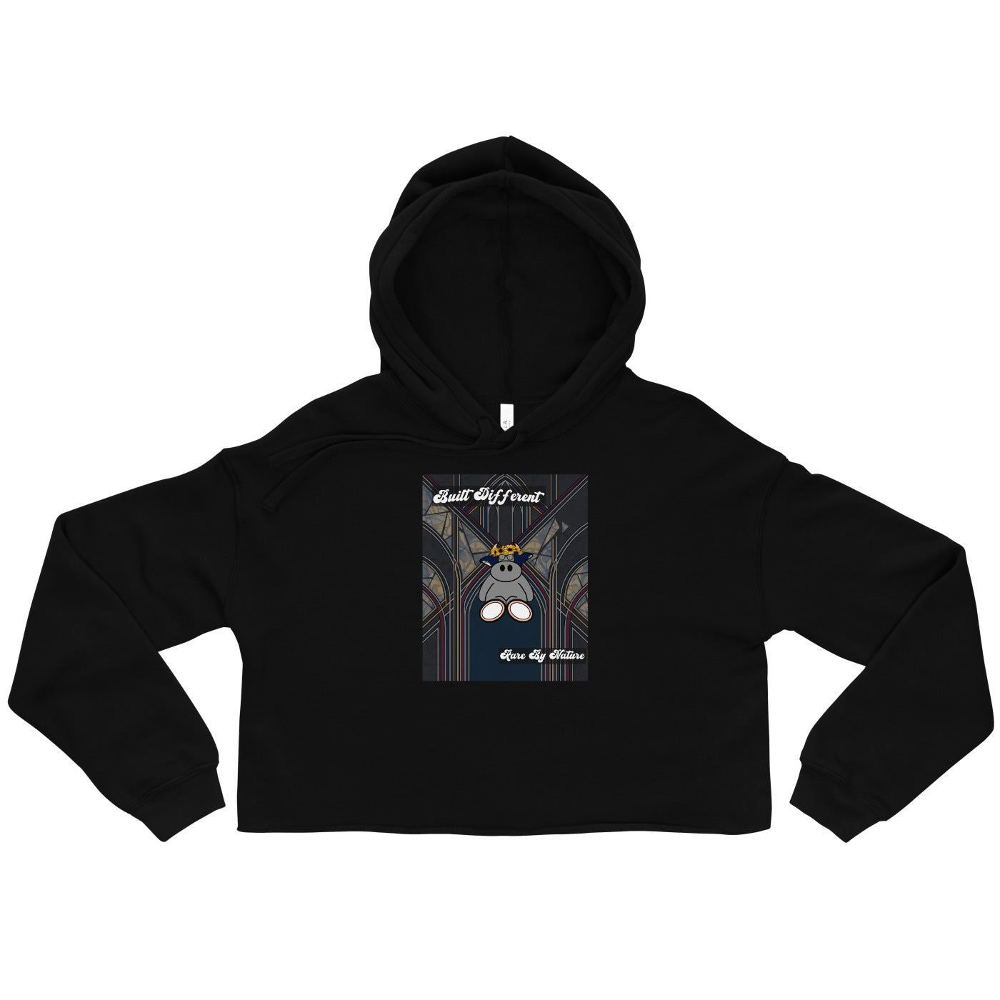 Pocket Cows Women's Cropped Hoodie — Design 269