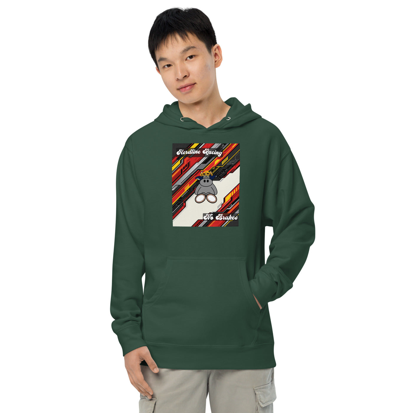 Pocket Cows Unisex Midweight Hoodie — Design 263