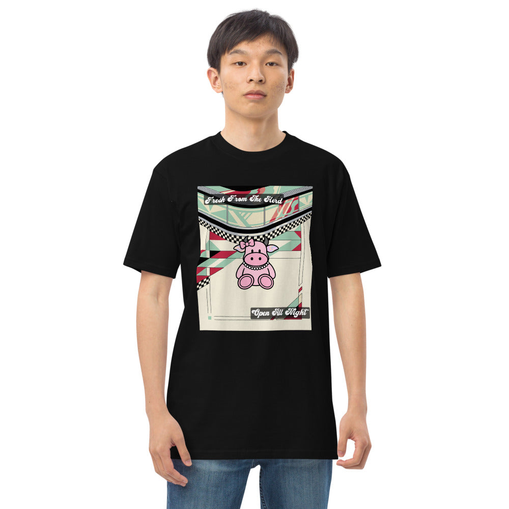 Pocket Cows Heavyweight Tee — Always Fresh — Design 220