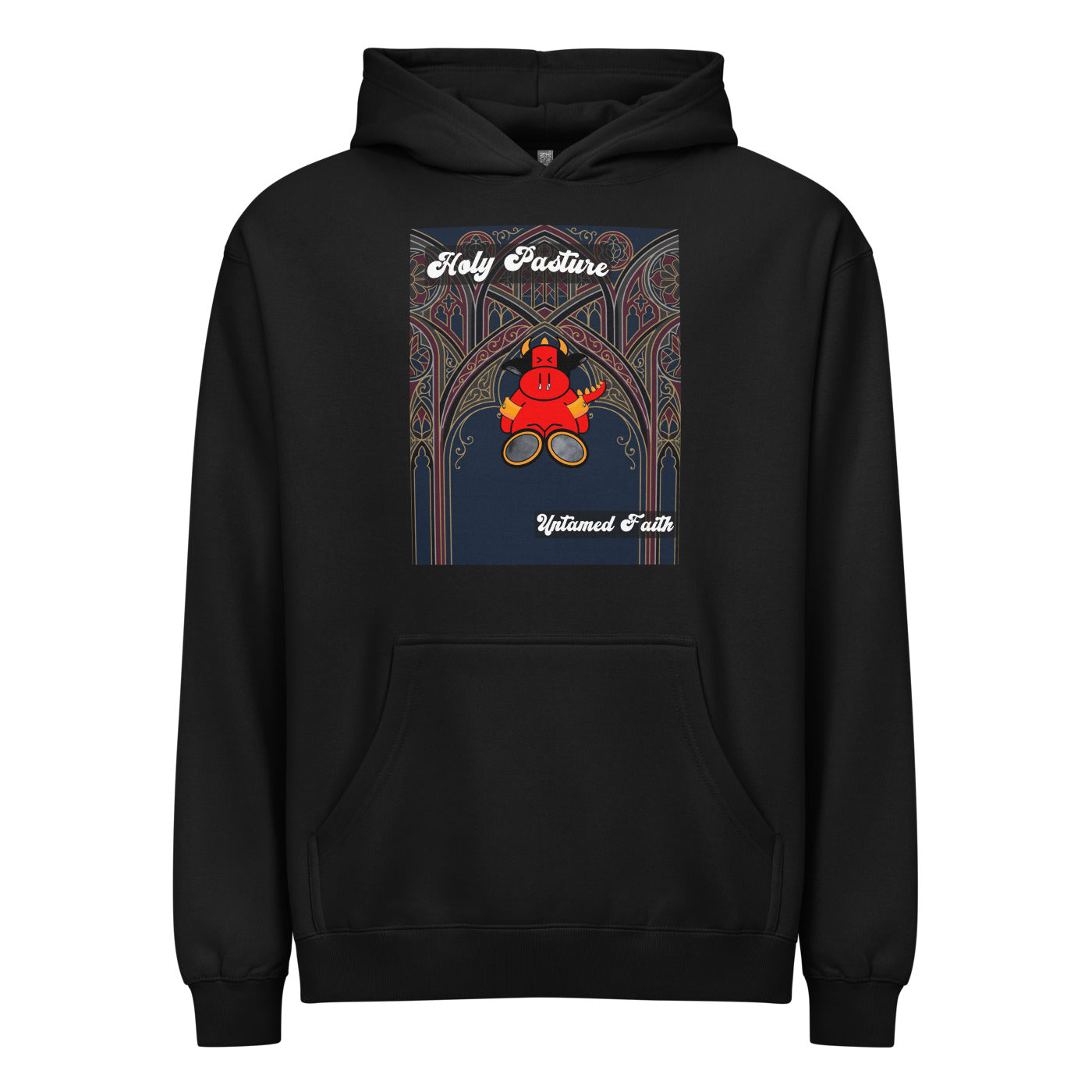 Pocket Cows Men's Box Hoodie I Cotton Heritage M2635 — Sacred Herd — Design 270