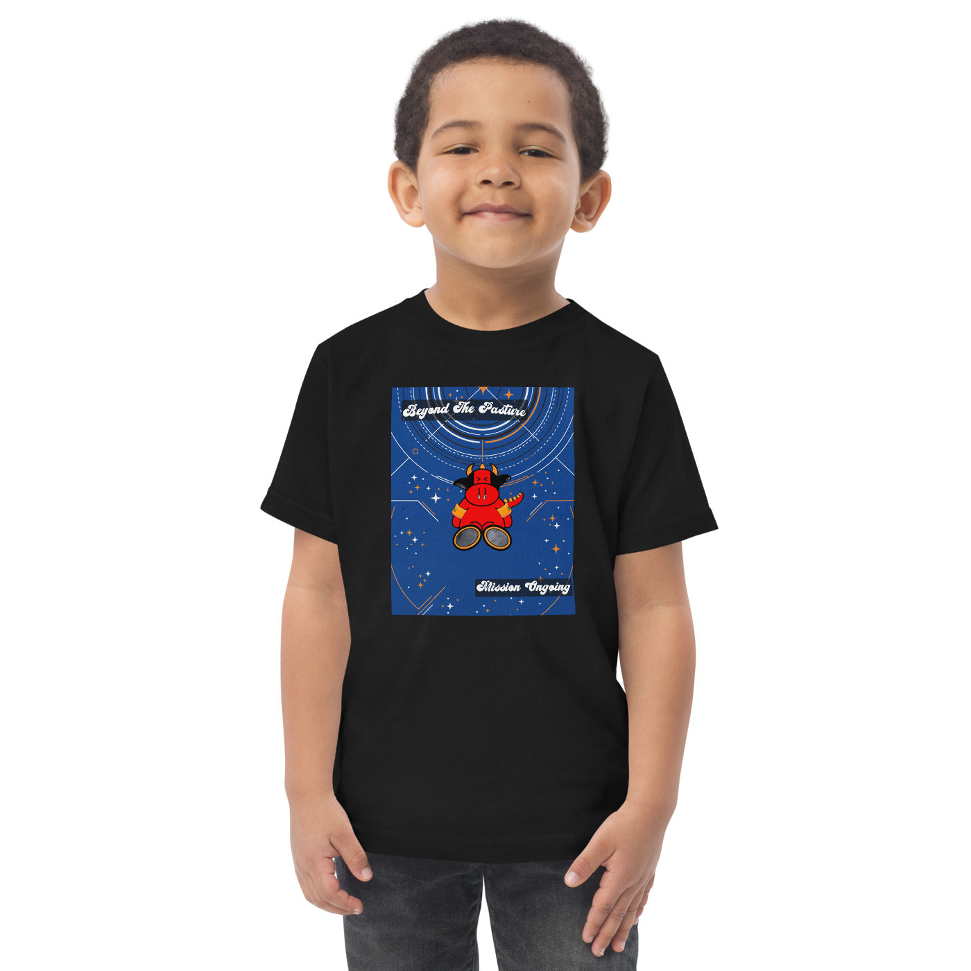 Pocket Cows Toddler Jersey T-Shirt — Design 278