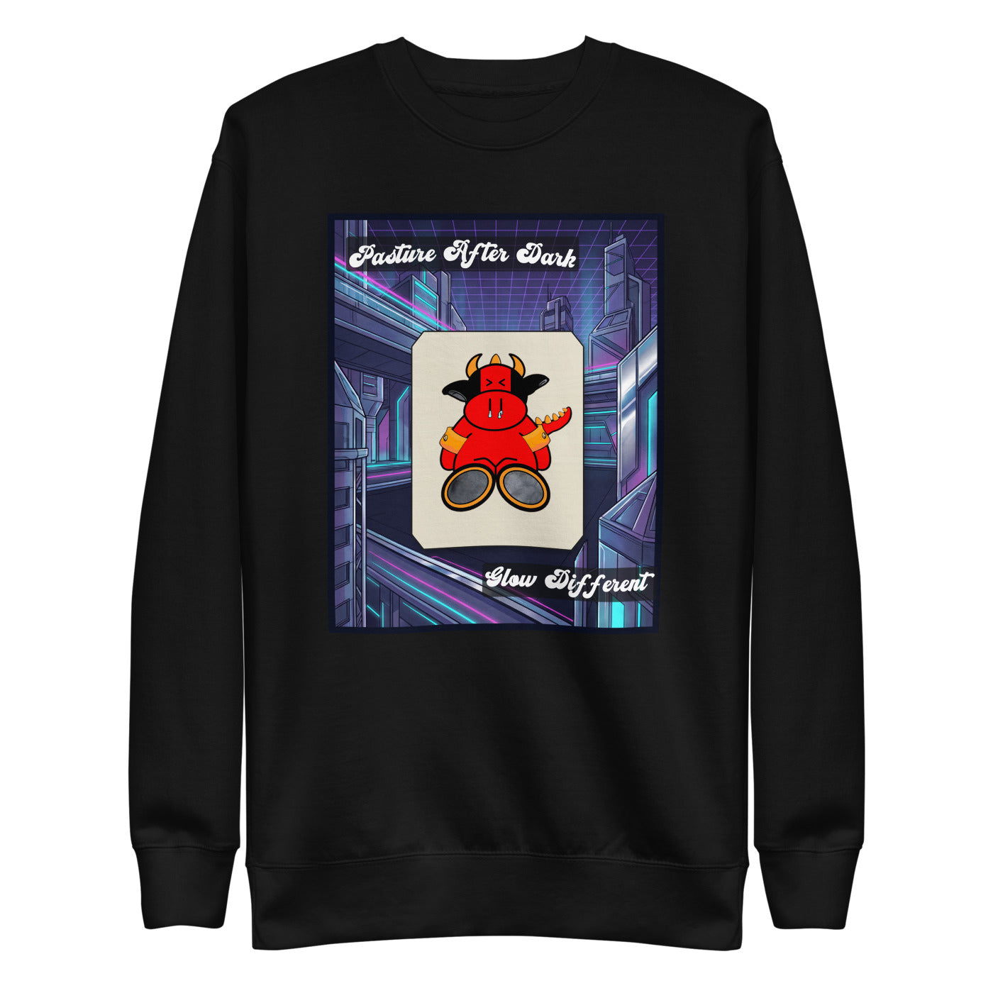 Pocket Cows Crewneck — After Hours — Design 18