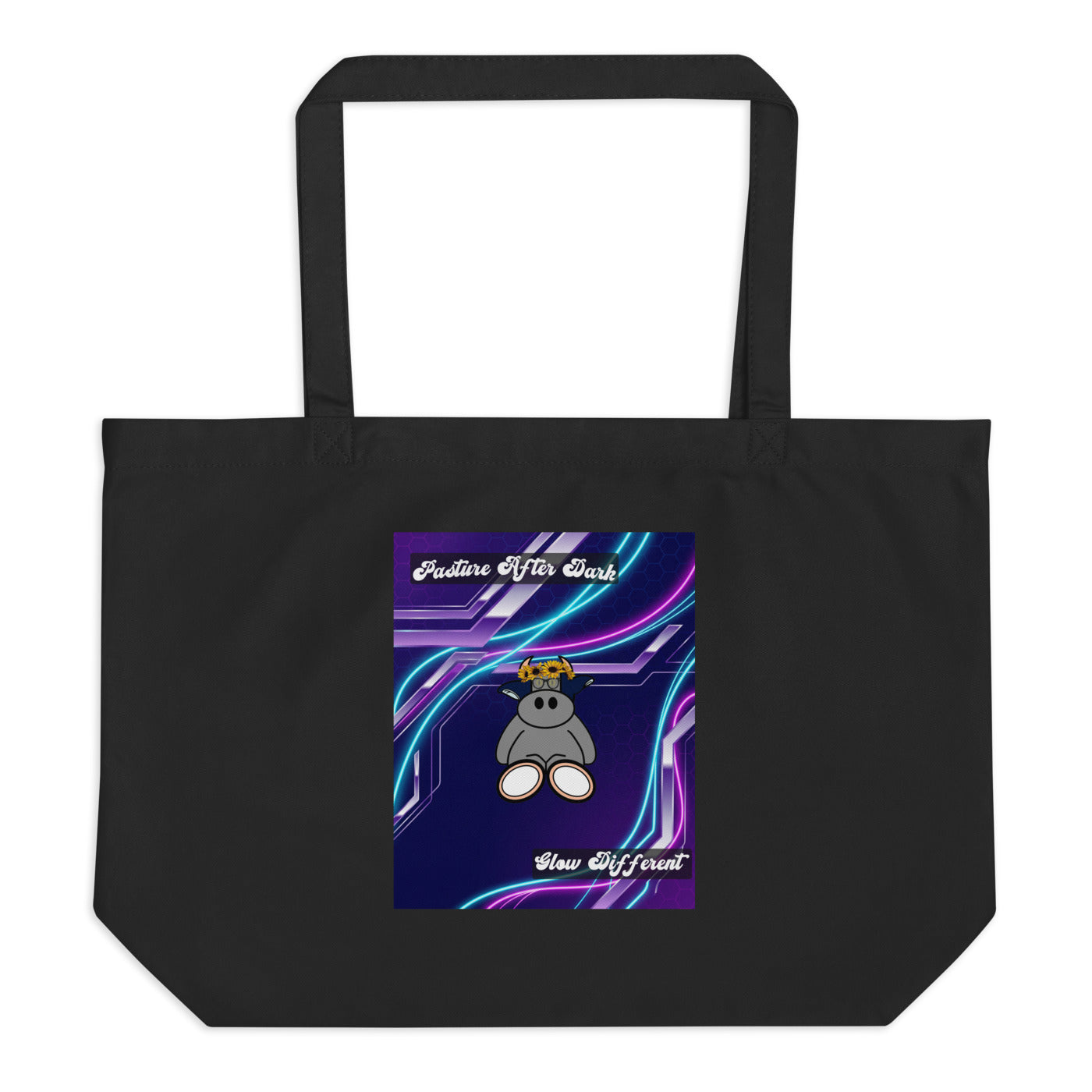 Pocket Cows Large Eco Tote — Design 251