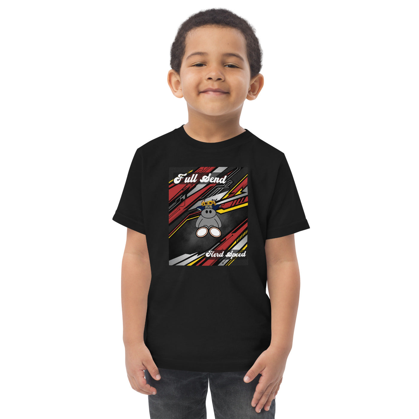 Pocket Cows Toddler Jersey T-Shirt — Design 265