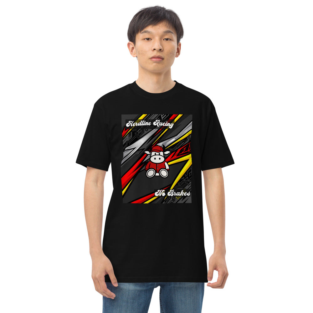 Pocket Cows Heavyweight Tee — Full Throttle — Design 248