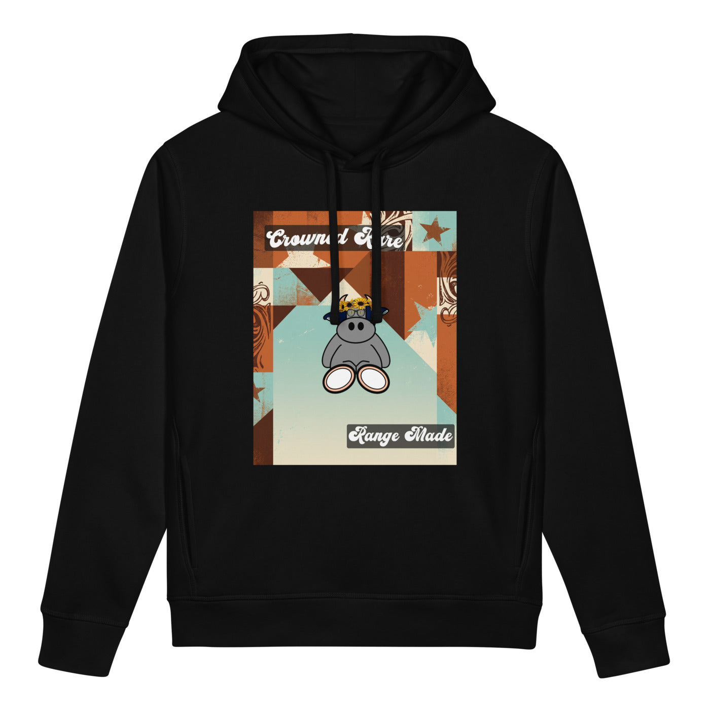 Pocket Cows Unisex Organic Side Pocket Sounder Hoodie — Design 260