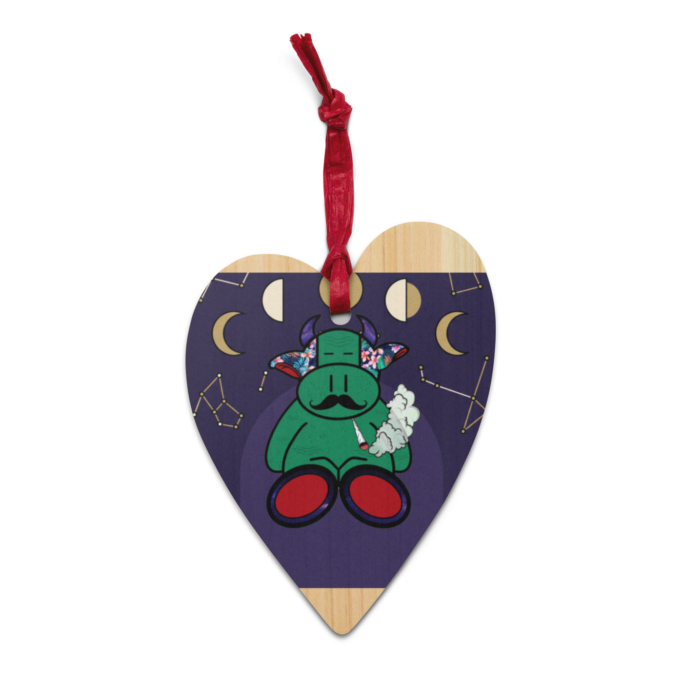 Pocket Cows Wooden Ornaments — Written In The Herd — Design 730