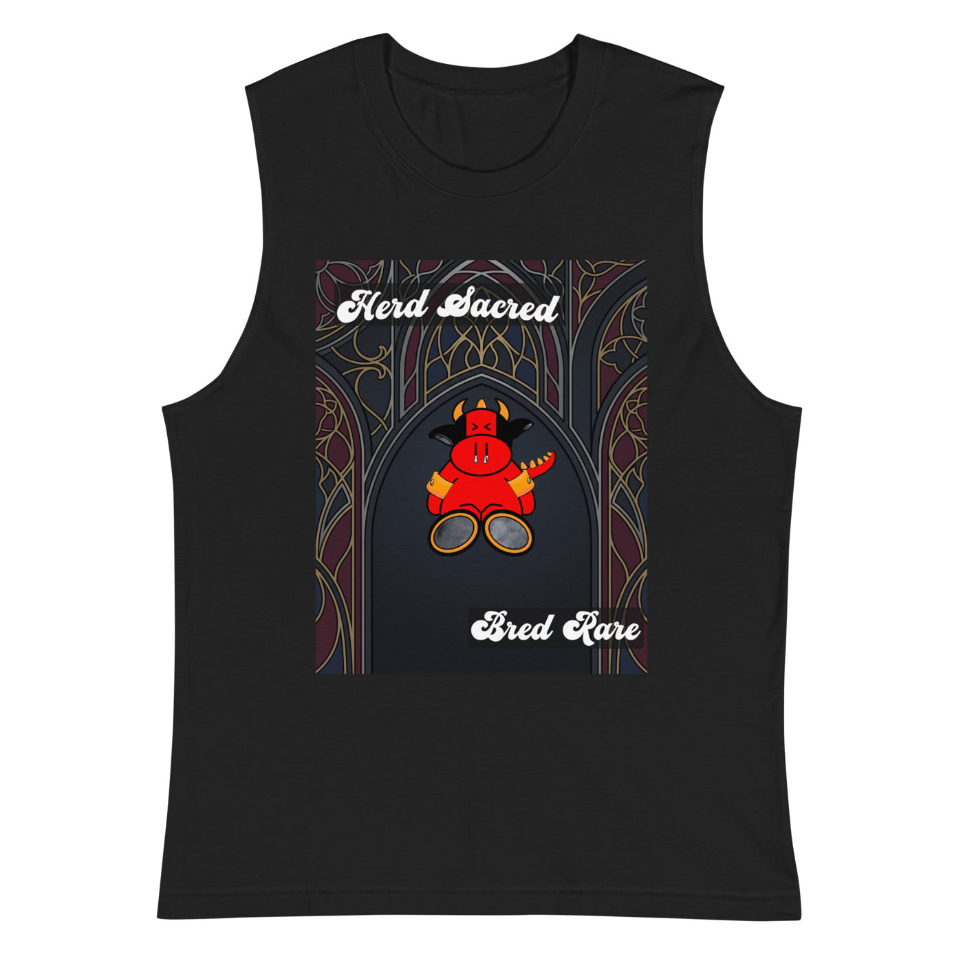 Pocket Cows Unisex Muscle Shirt — Design 267