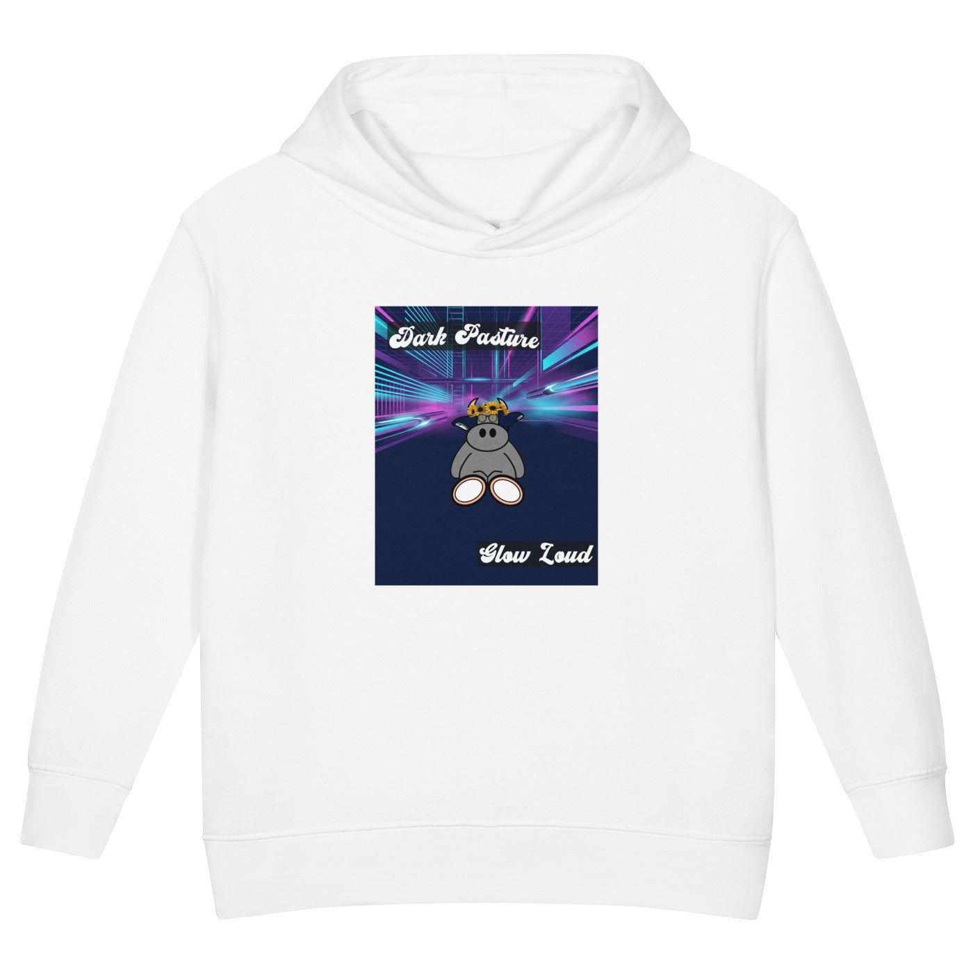 Pocket Cows Toddler Pullover Fleece Hoodie — Design 255