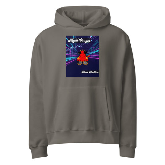 Pocket Cows Unisex Oversized Heavyweight Hoodie — Design 250