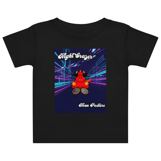 Pocket Cows Baby Jersey T-Shirt — Design 250