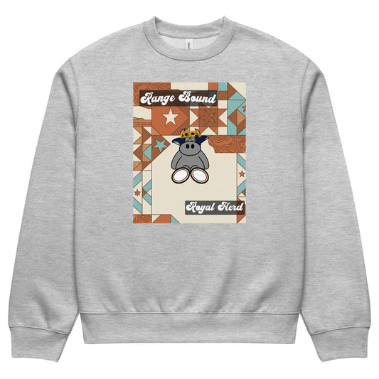 Pocket Cows Unisex Oversized Heavyweight Sweatshirt — Design 258