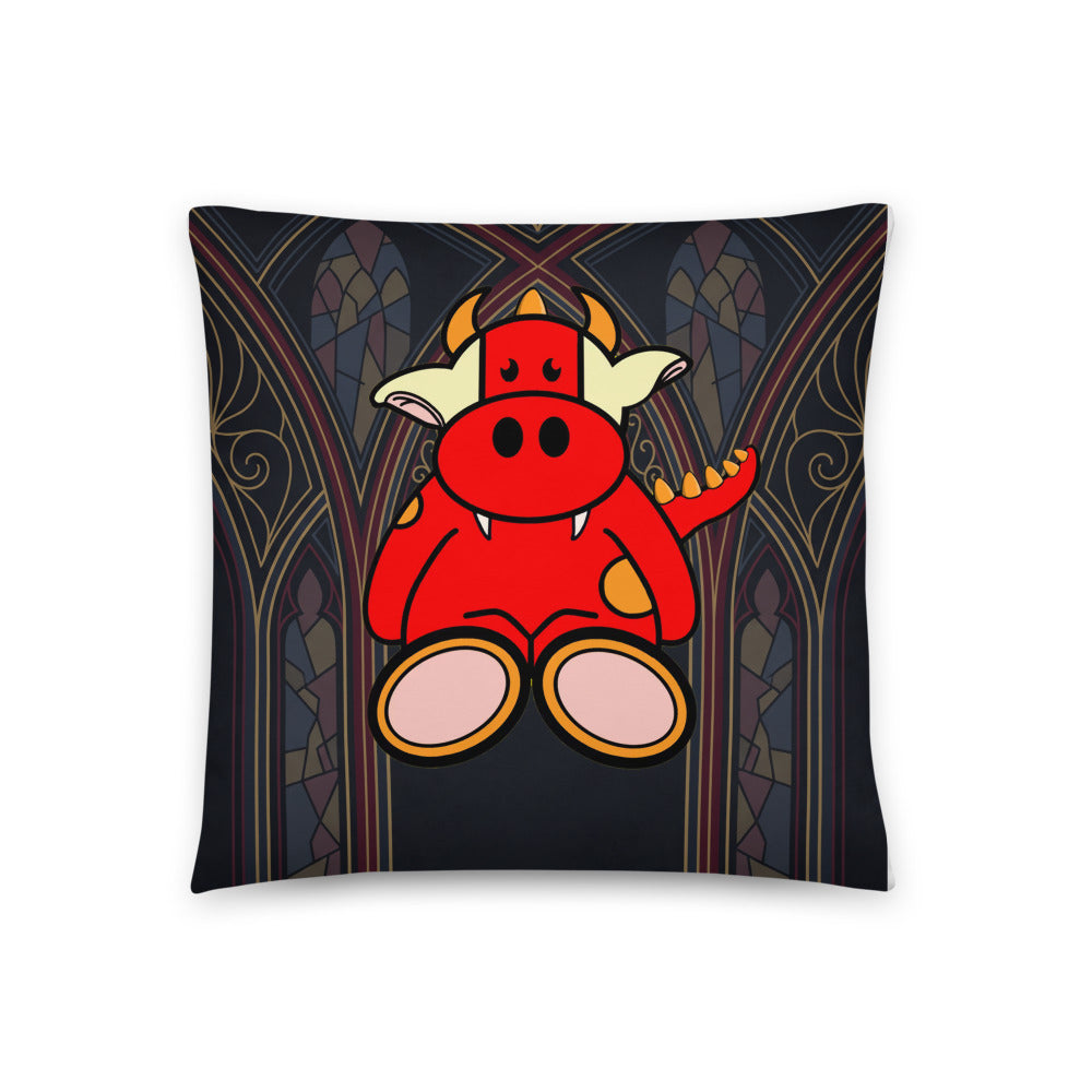 Pocket Cows All-Over Print Pillow — Sacred Herd — Design 325