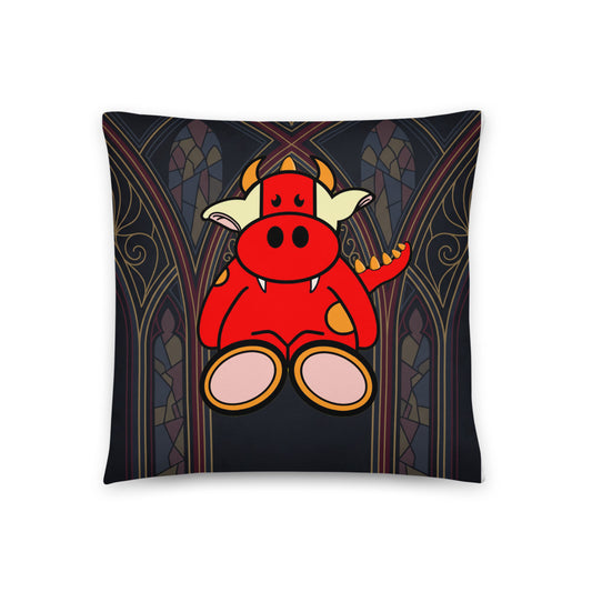 Pocket Cows All-Over Print Pillow — Sacred Herd — Design 325
