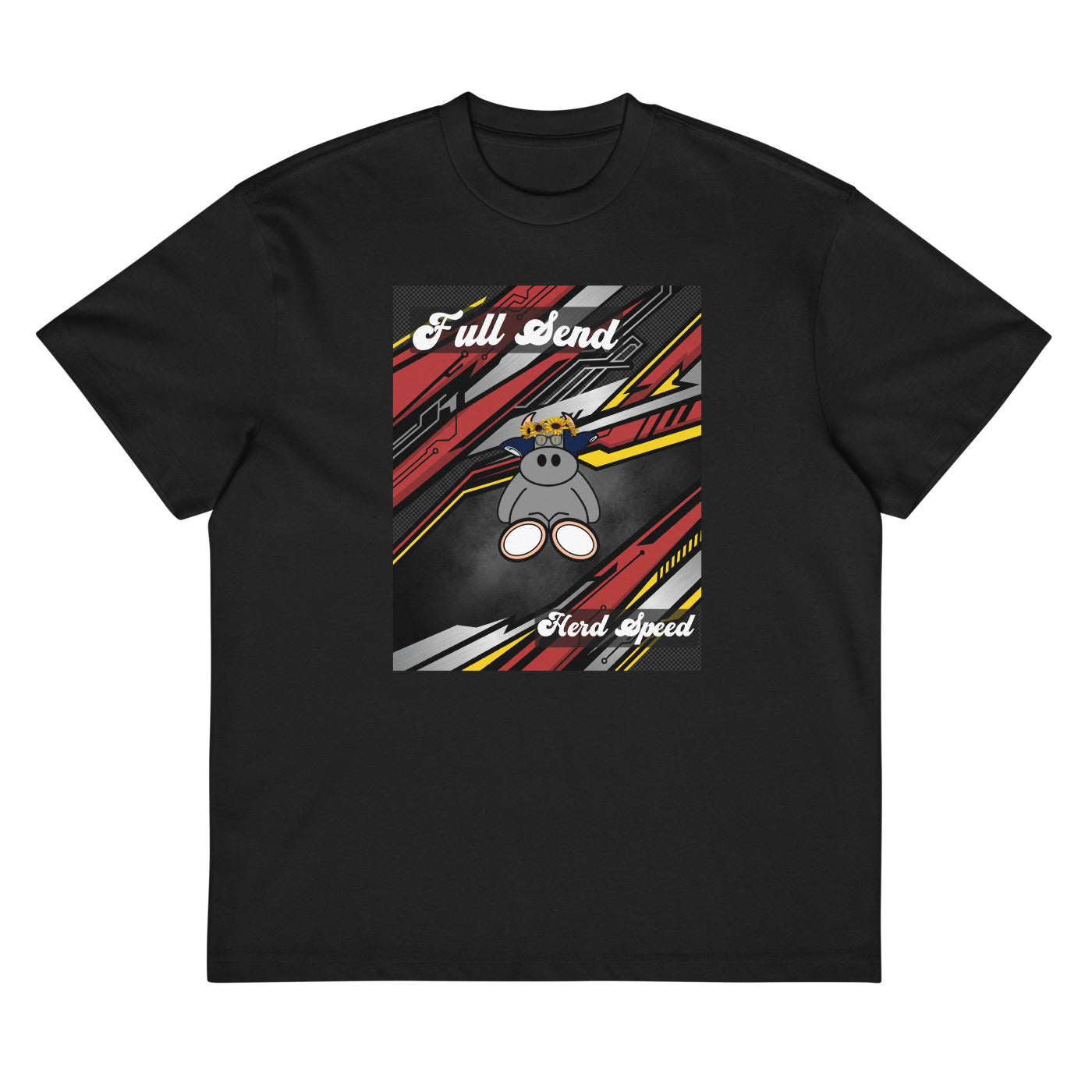 Pocket Cows Men's Box Tee — Design 265