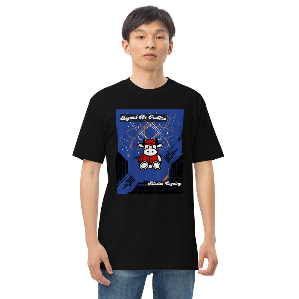 Pocket Cows Heavyweight Tee — Orbit The Herd — Design 238