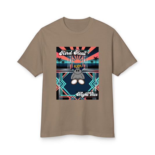 Pocket Cows Unisex Garment-Dyed Heavyweight Cotton Tee — Design 281