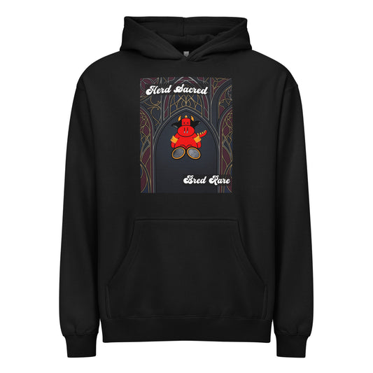 Pocket Cows Men's Box Hoodie I Cotton Heritage M2635 — Sacred Herd — Design 267