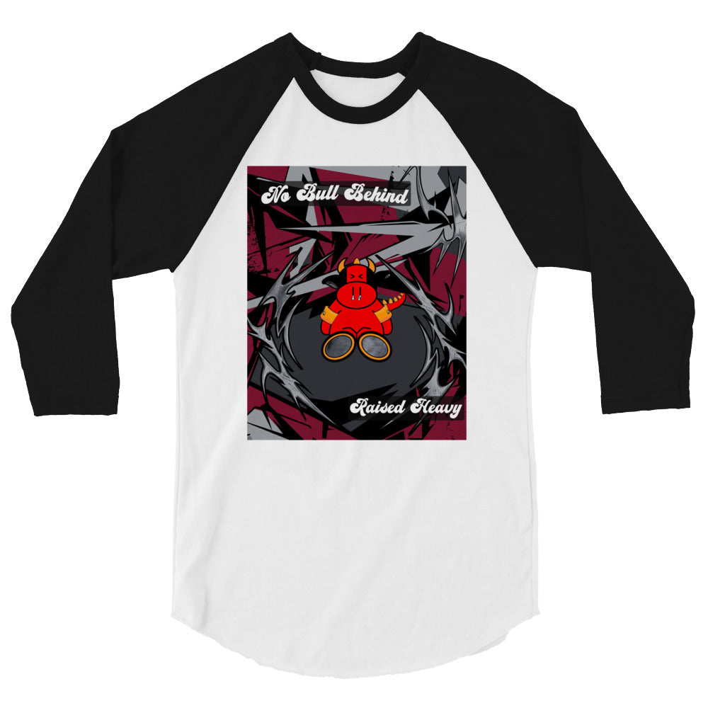 No Bull Left Unisex 3/4 Sleeve Raglan Shirt | Tultex 245