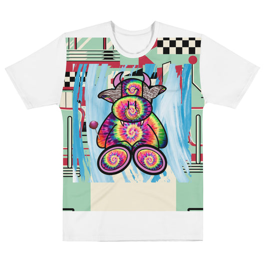 Pocket Cows All-Over Print Men’s Cotton Crew Neck T-Shirt — Always Fresh — Design 715