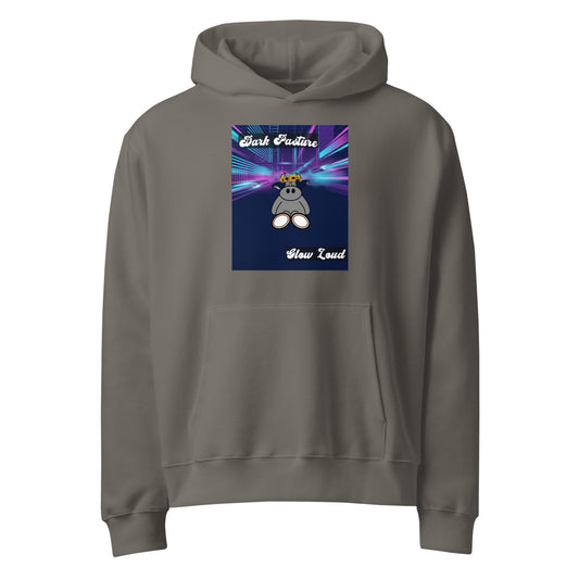 Pocket Cows Unisex Oversized Heavyweight Hoodie — Design 255