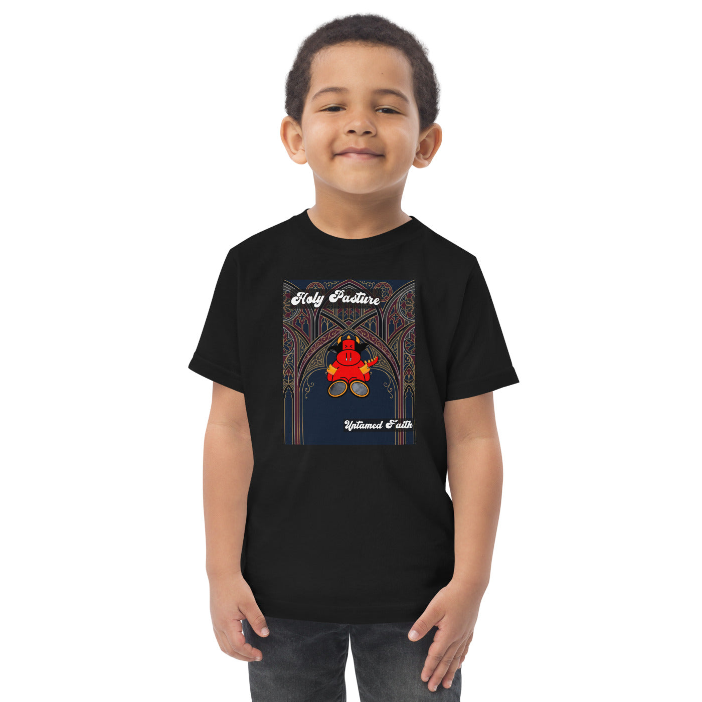 Pocket Cows Toddler Jersey T-Shirt — Design 270