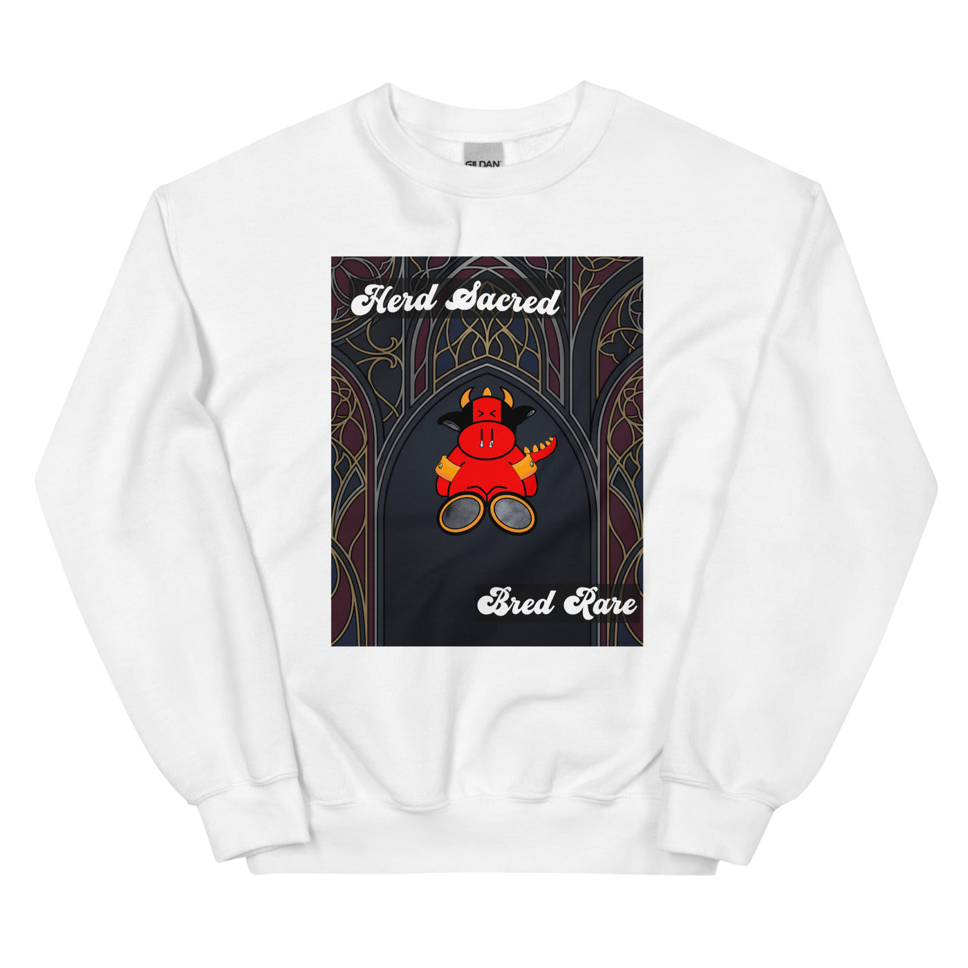 Pocket Cows Unisex Crew Neck Sweatshirt — Design 267
