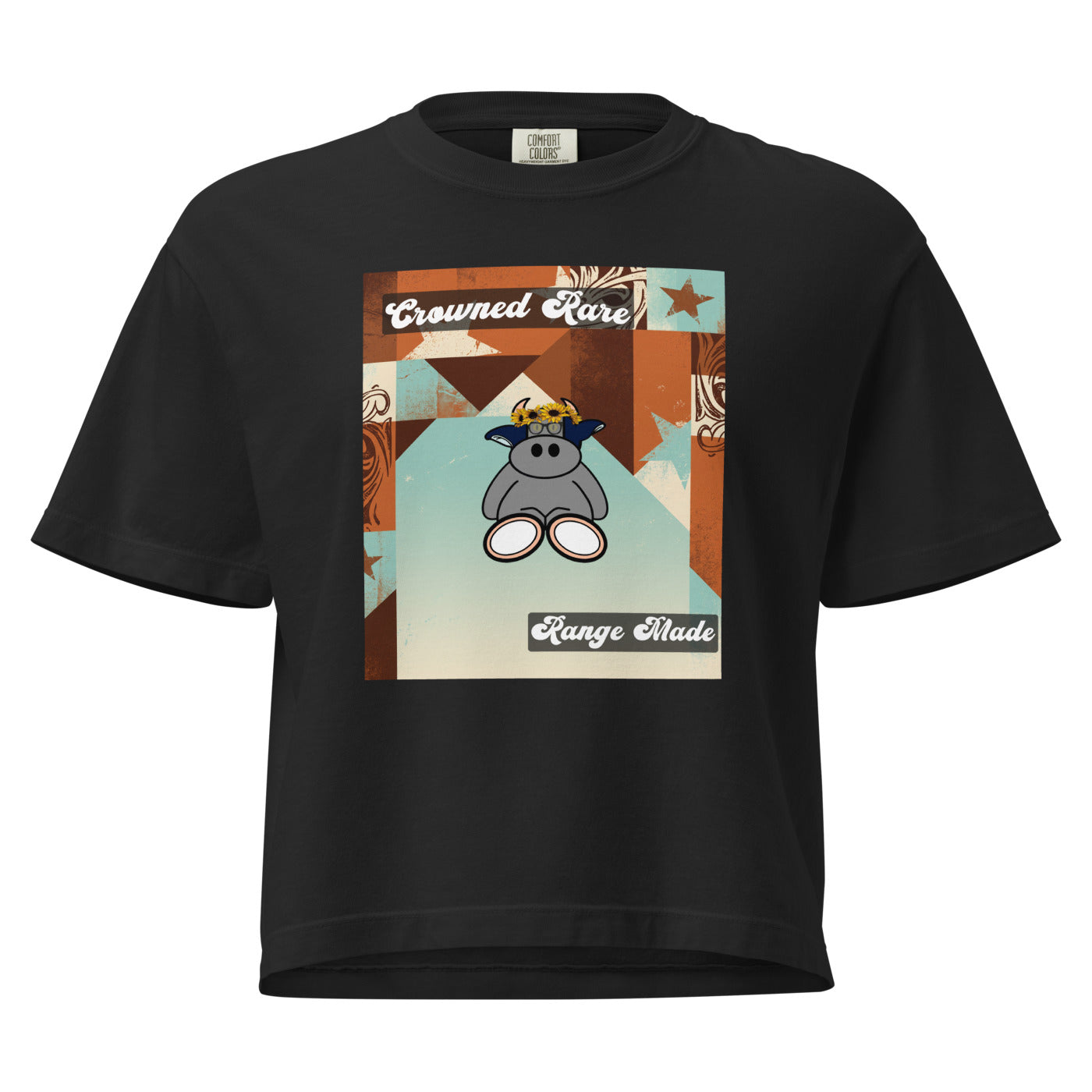 Pocket Cows Women's Heavyweight Boxy T-Shirt — Design 260