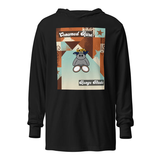 Pocket Cows Unisex Hooded Long Sleeve Tee — Design 260