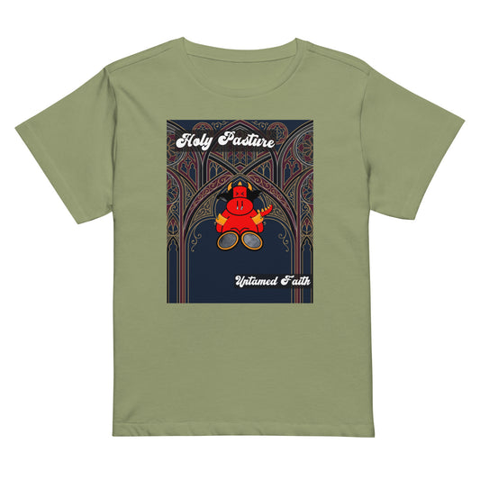 Pocket Cows Women's High-Waisted Tee — Design 270