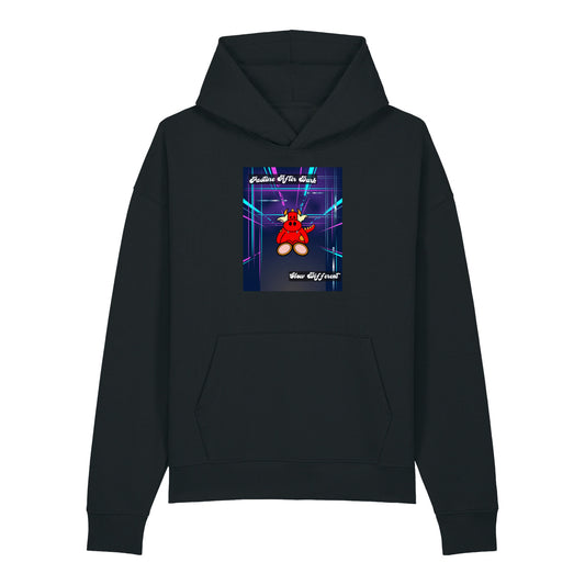 Pocket Cows Unisex Relaxed Mid-Weight Chaser Hooded Sweatshirt — Design 273
