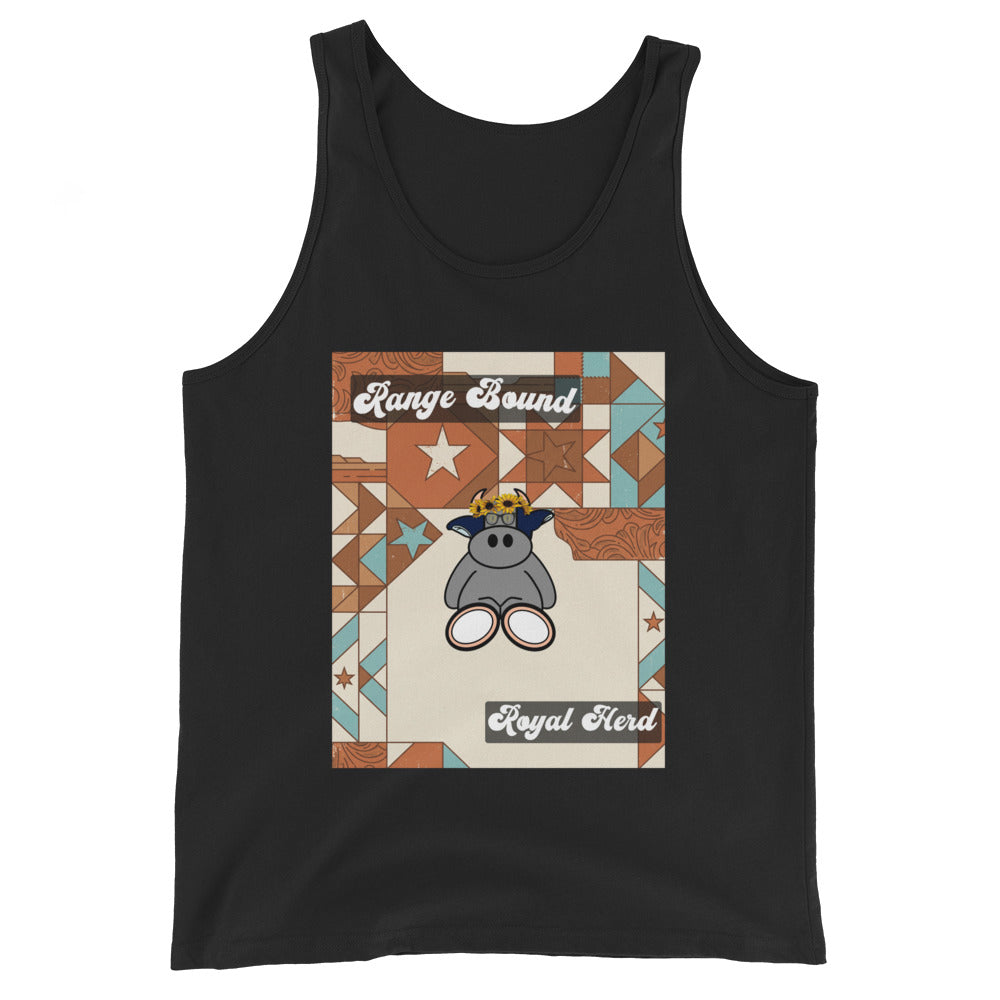 Pocket Cows Unisex Staple Tank Top — Design 258