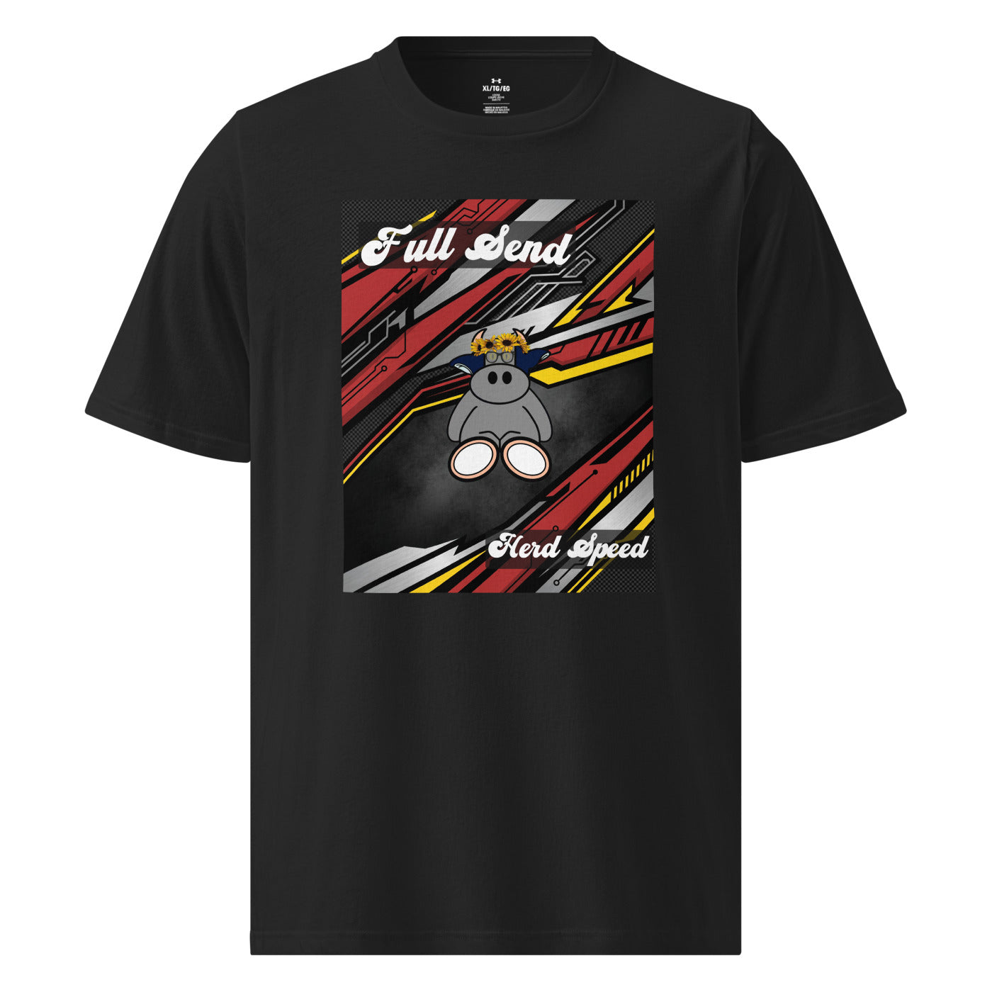 Pocket Cows Men's Under Armour Athletic T-Shirt — Design 265