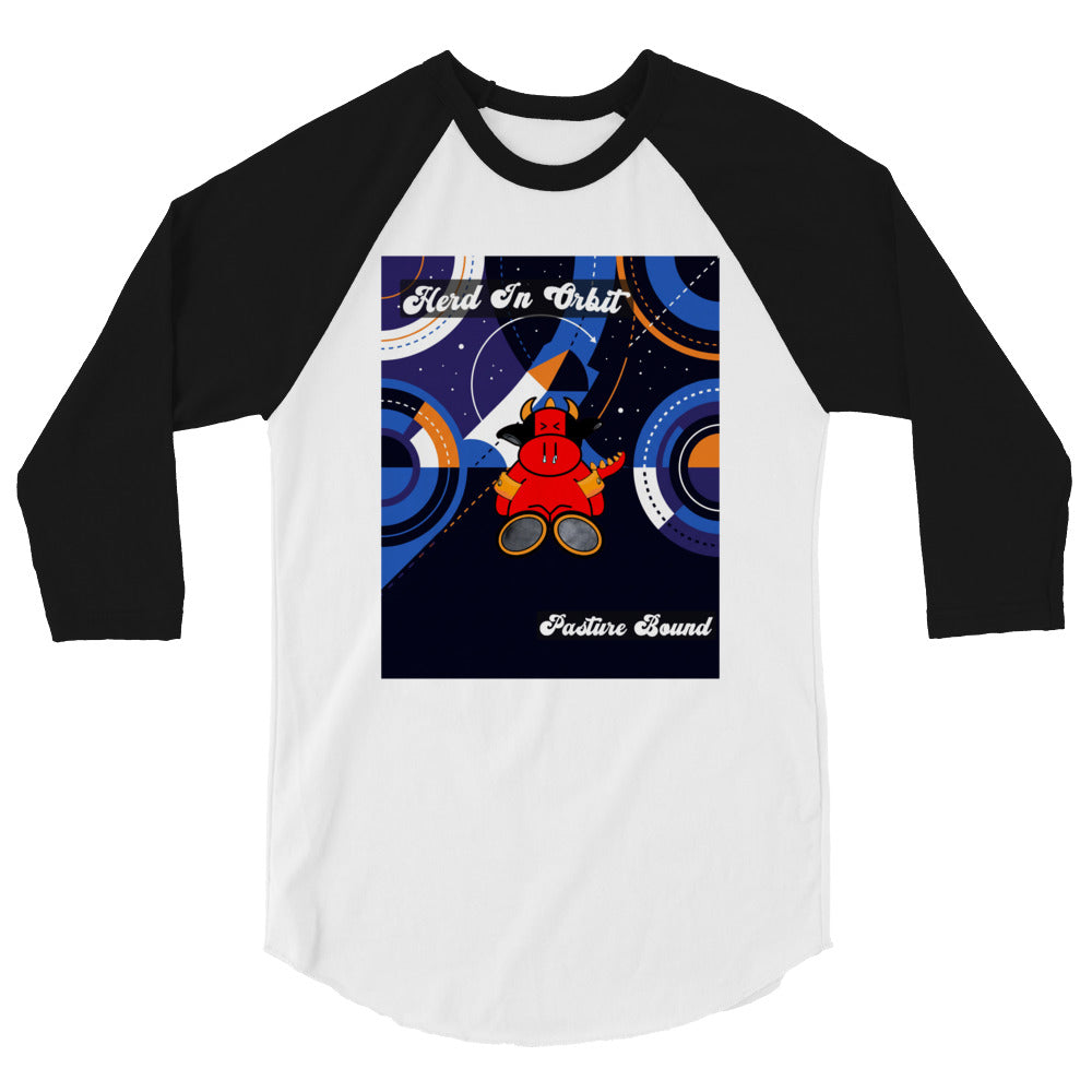 Orbit The Herd Unisex 3/4 Sleeve Raglan Shirt | Tultex 245