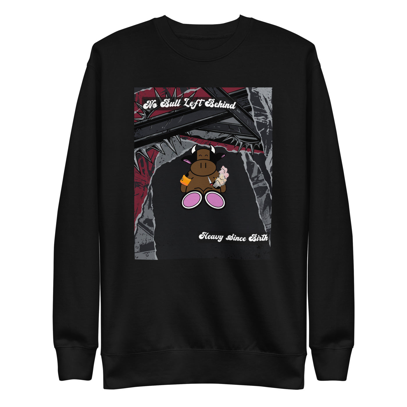 Pocket Cows Crewneck — No Bull Left — Design 778