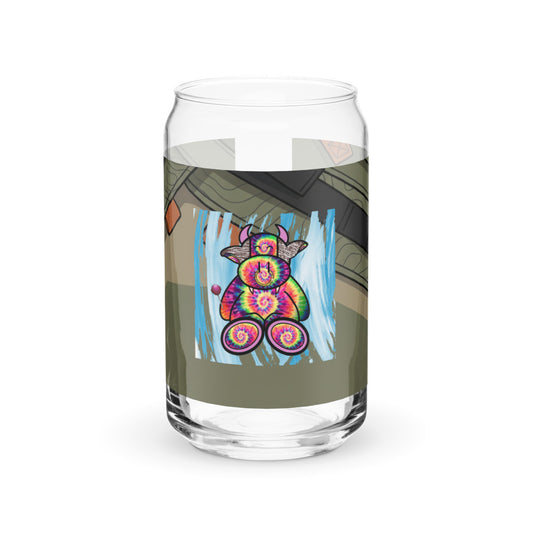 Pocket Cows Can-Shaped Glass (16 oz) — Built To Roam — Design 719