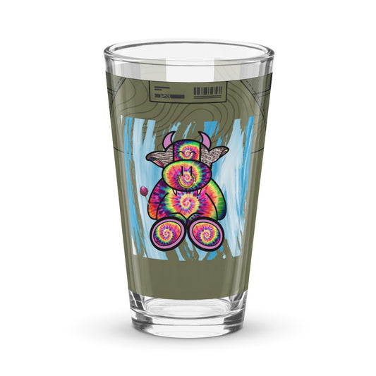 Pocket Cows Shaker Pint Glass (16 oz) — Built To Roam — Design 720
