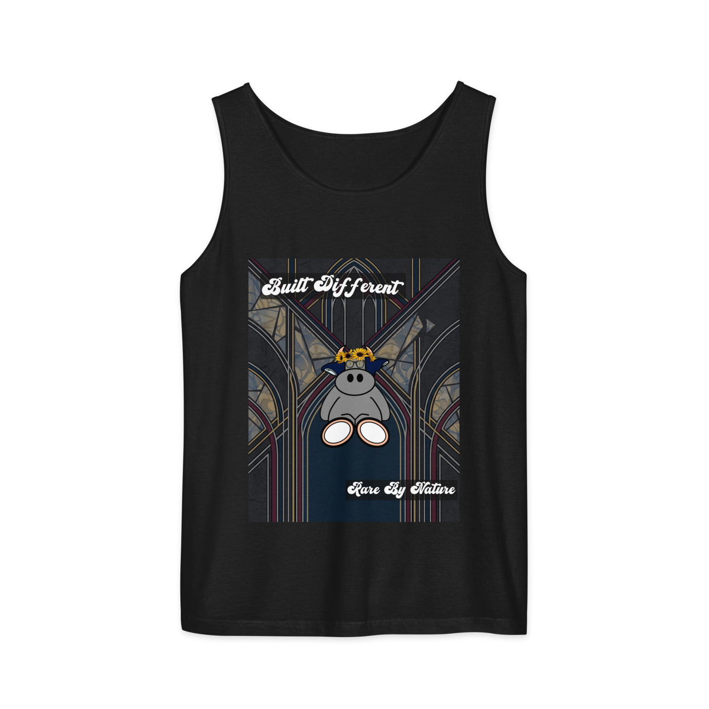 Pocket Cows Unisex Garment-Dyed Tank Top — Design 269