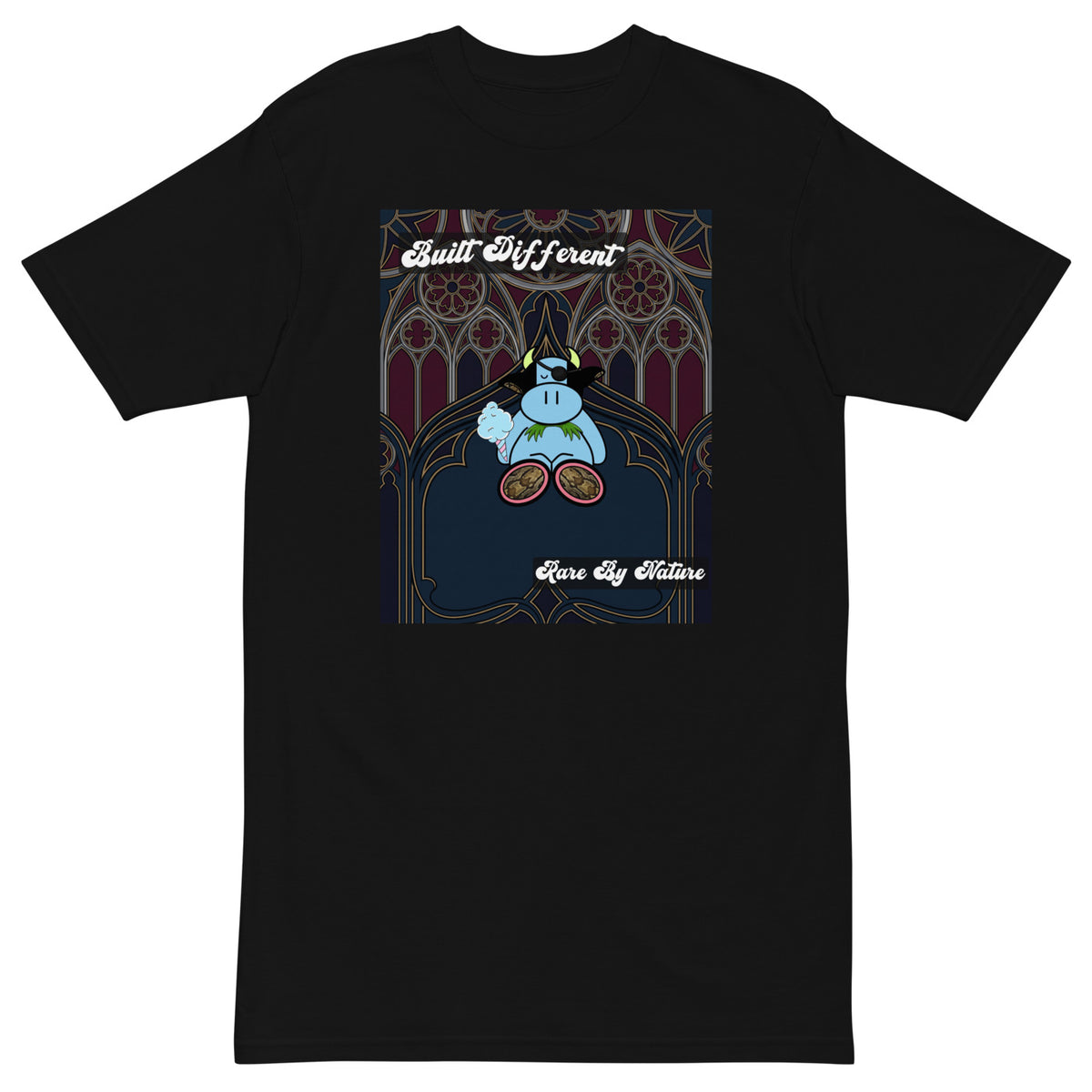 Pocket Cows Heavyweight Tee — Sacred Herd — Design 94 — alternate view