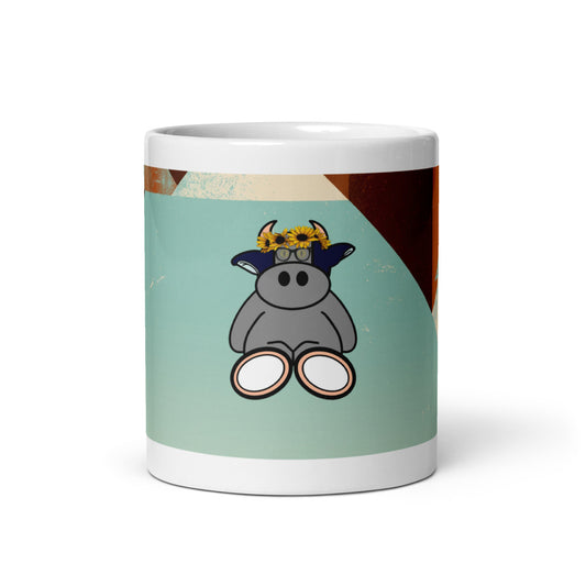 Pocket Cows White Glossy Mug — Range Royalty — Design 260