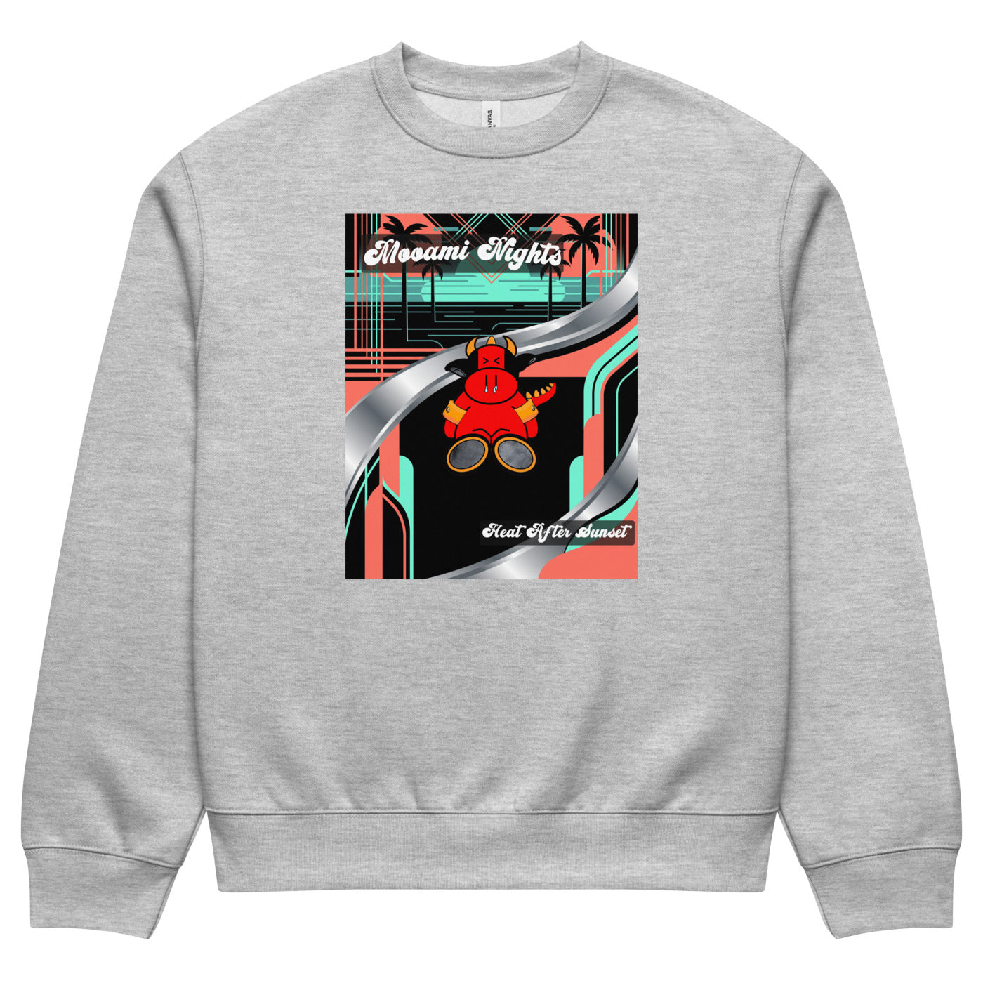 Pocket Cows Unisex Oversized Heavyweight Sweatshirt — Design 272