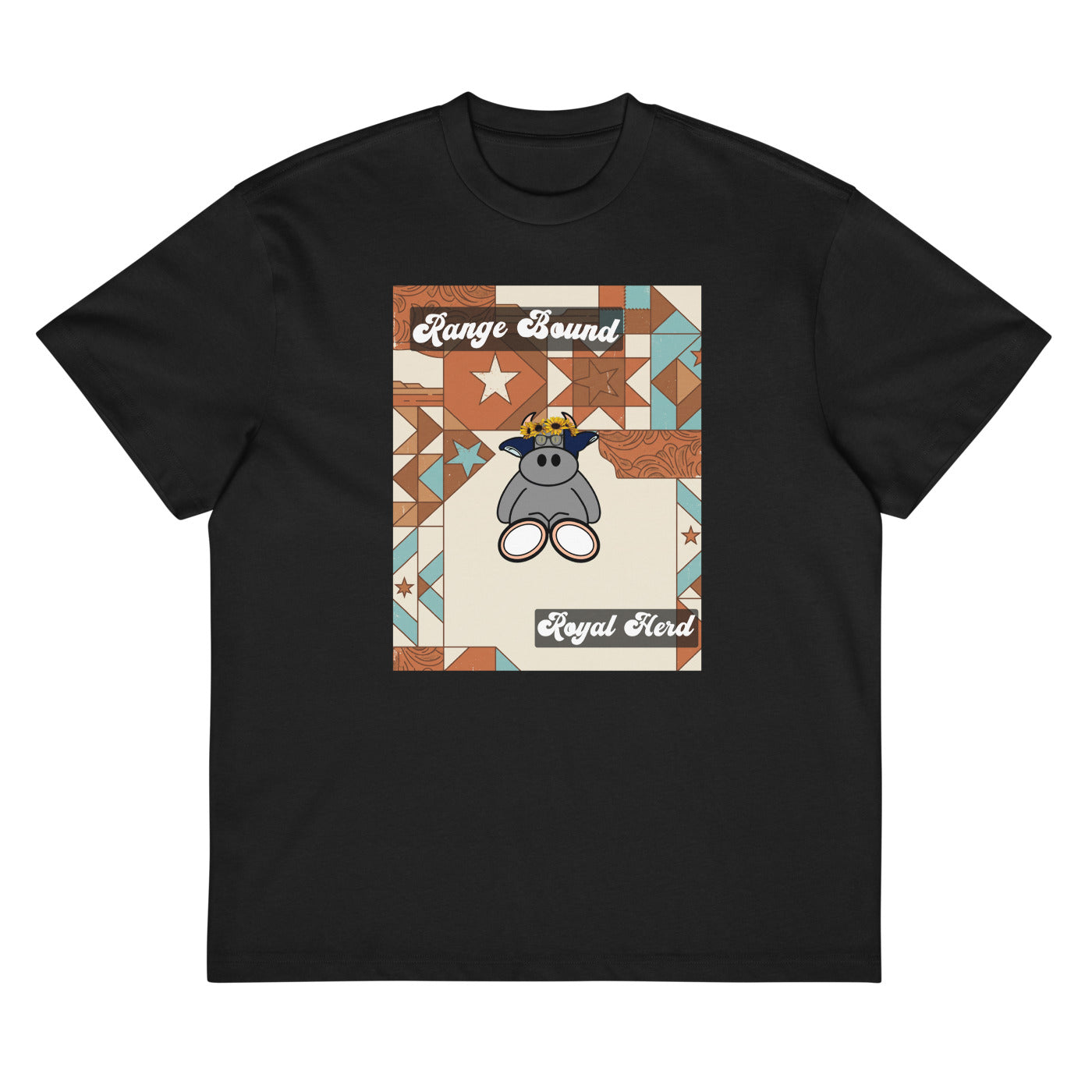 Pocket Cows Men's Box Tee — Design 258