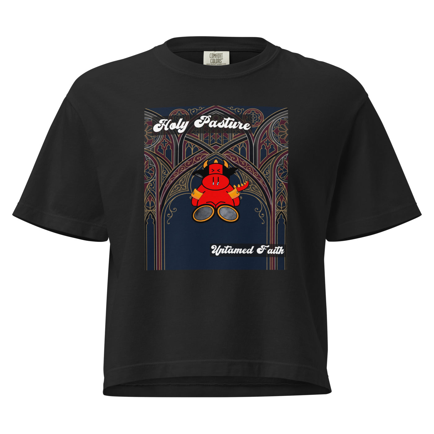 Pocket Cows Women's Heavyweight Boxy T-Shirt — Design 270
